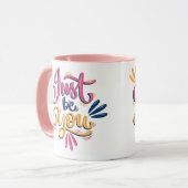 Wees gewoon uw moderne koffie mok (Voorkant links)