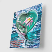 Wees gewoon vierkante klok (Hoek)