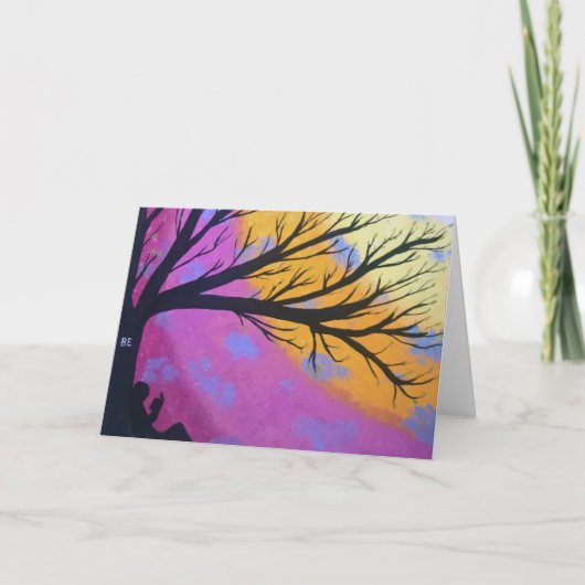 Wees gewoon Wenskaart Kaart (Voorkant)