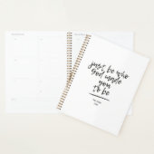 Wees gewoon wie God je heeft gemaakt om te worden  Planner (Display)