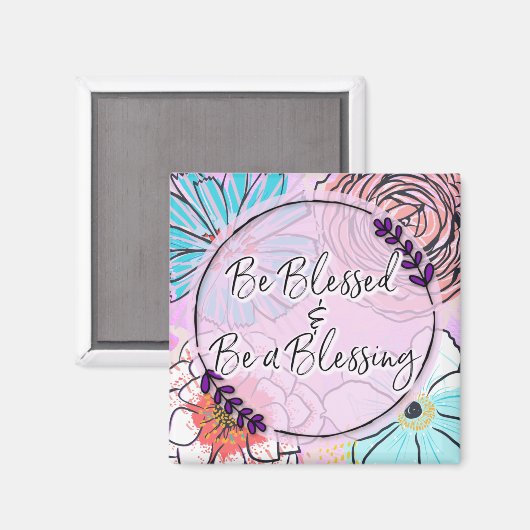 Wees gezegend & wees een zegen magneet (Voorkant / Achterkant)