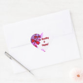 Wees gezond en blij dat ik Sticker (Envelop)