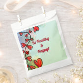 Wees gezond en Happy Sky Favor Bags Bedankzakje (Geknipt)