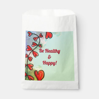 Wees gezond en Happy Sky Favor Bags Bedankzakje