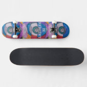 WEES GEZOND SCHAATS BOARD ONTWERP VAN PAULA REILLY PERSOONLIJK SKATEBOARD (Horizontaal)