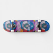 WEES GEZOND SCHAATS BOARD ONTWERP VAN PAULA REILLY PERSOONLIJK SKATEBOARD (Horizontaal)