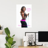 Wees gezond, wees mooi, wees jij poster (Thuiskantoor)