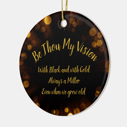 Wees gij mijn visie keramisch Ornament (Links)