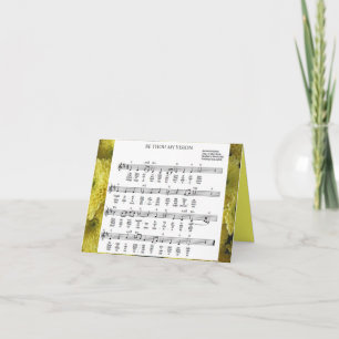 "Wees gij mijn visie" Notecard Kaart