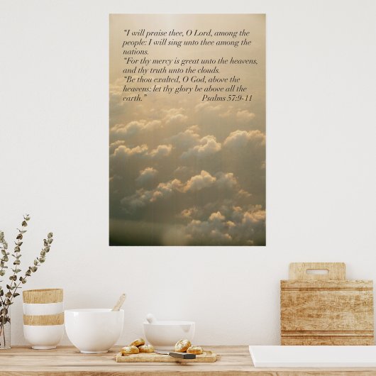 Wees gij uitgebreide scripts poster (Keuken)