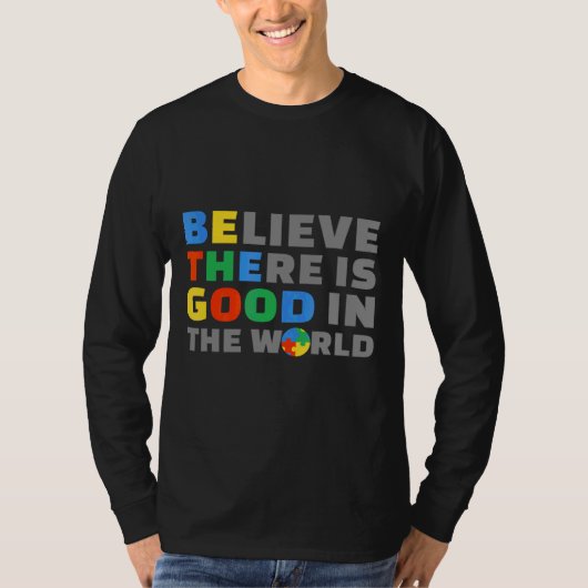 Wees goed bewust van autisme Positief Bericht Vrou T-shirt (Voorkant)