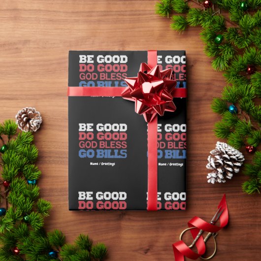 Wees goed God zegene God zegen God rekeningen Grap Cadeaupapier (Feestdagen Geschenken)