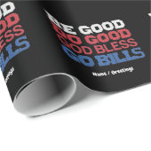 Wees goed God zegene God zegen God rekeningen Grap Cadeaupapier (Rol Hoek)