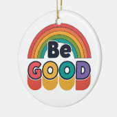 Wees goed keramisch ornament (Links)