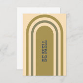 Wees goed notitieboekjes - Aarde Bedankkaart (Voorkant / Achterkant)