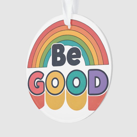Wees goed ornament (voorkant)