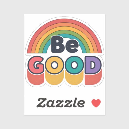 Wees goed sticker (Vel)
