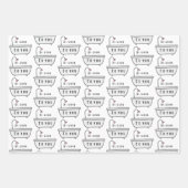 Wees goed voor u die papierbladen verpakt inpakpapier vel (Voorkant 2)