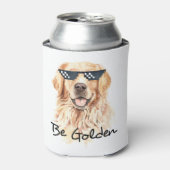 Wees Golden Retriever Blikjeskoeler (Blikje Voorkant)