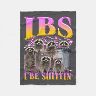 Wees Grafisch Ibs Wasbeer Meme Bootleg Humor Fleece Deken
