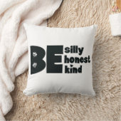 Wees Grappig Ehrlijk Vriendelijk Inspirerend Kussen (Deken)