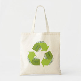 Wees groen. Hergebruik, verminderen, recyclen Tote Bag