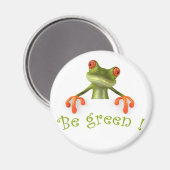 Wees groen! magneet (Voorkant / Achterkant)