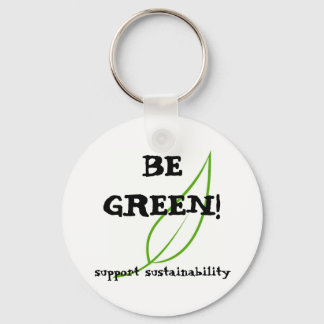 Wees groen! sleutelhanger
