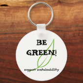 Wees groen! sleutelhanger (Voorkant)