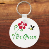 Wees groene Sleutelhanger (Voorkant)