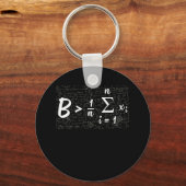 Wees groter dan de gemiddelde funny-Wiskunde Sleutelhanger (Voorkant)