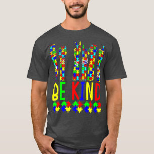 Wees handig gebarentaal Puzzle Autisme T-shirt