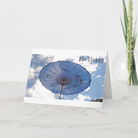 Wees Happy Card Kaart (Voorkant)