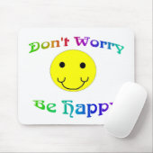 Wees Happy Mousepad - Gepersonaliseerd Muismat (Met muis)