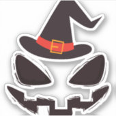 Wees heks Halloween shirt voor Halloween Sticker (Voorkant)