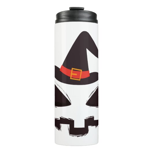 Wees heks Halloween shirt voor Halloween Thermosbeker (Voorkant)