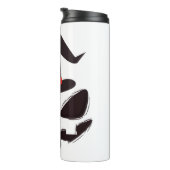 Wees heks Halloween shirt voor Halloween Thermosbeker (Geroteerd rechts)