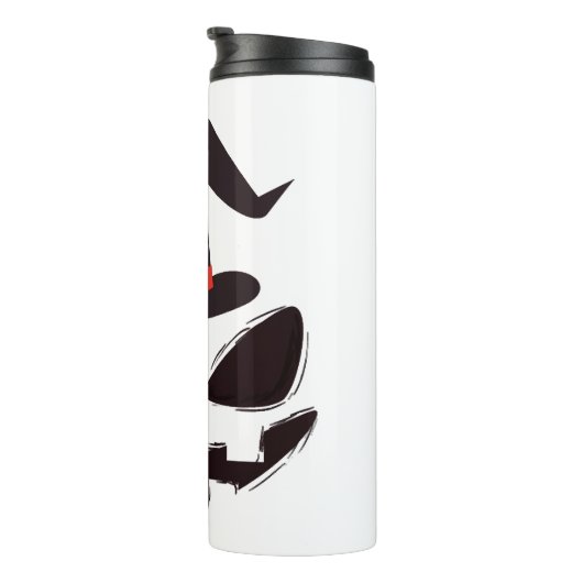 Wees heks Halloween shirt voor Halloween Thermosbeker (Geroteerd rechts)