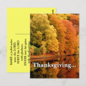 Wees hem dankbaar Psalm 100 Briefkaart (Voorkant / Achterkant)