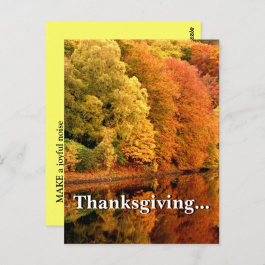 Wees hem dankbaar Psalm 100 Briefkaart (Voorkant / Achterkant)