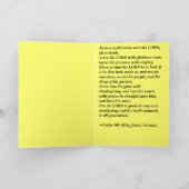 Wees hem dankbaar Psalm 100 Feestdagen Kaart (Binnen)