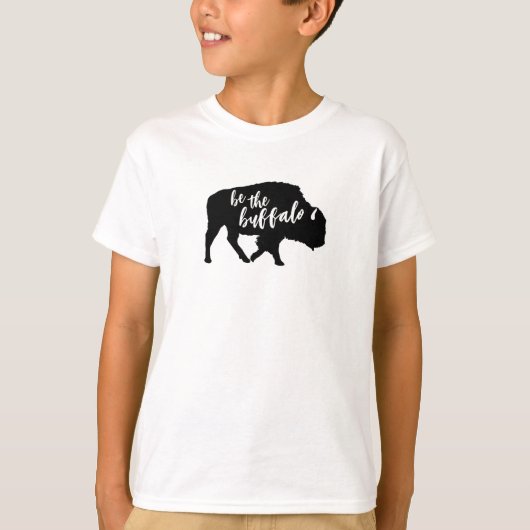 Wees het Buffalo Silhouet T-shirt (Voorkant)