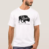 Wees het Buffalo Silhouet T-shirt (Voorkant)