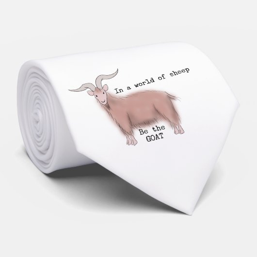 Wees het GOAT Stropdas (Opgerold)