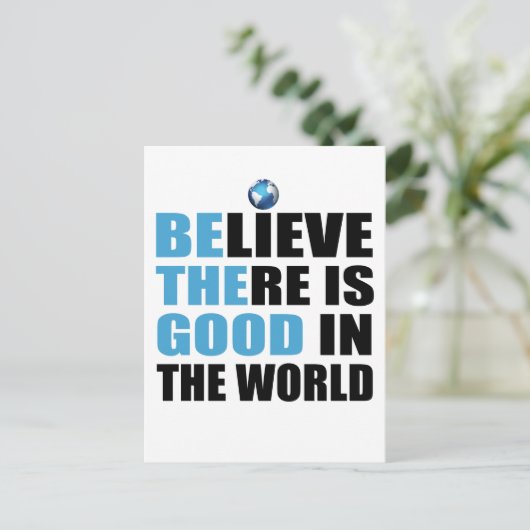 Wees het goede briefkaart (Staand voorkant)