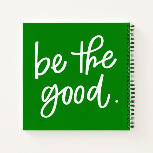 Wees het goede notitieboek (Achterkant)