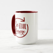 Wees het Inspirerend van de Verandering Mok (Voorkant links)