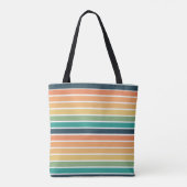 Wees het Inspirerend winkelen met de lichtretro Tote Bag (Achterkant)