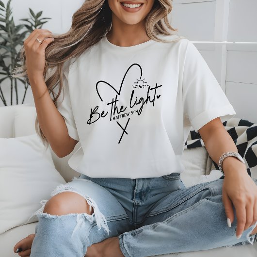 Wees het Licht | Bijbelvers T-shirt