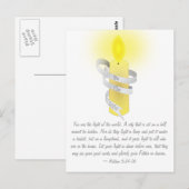 Wees het licht briefkaart (Voorkant / Achterkant)